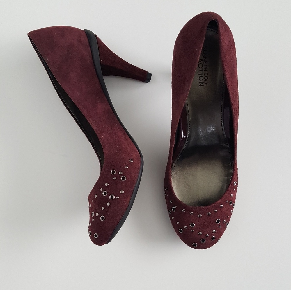 Kenneth Cole Reaction suede heels